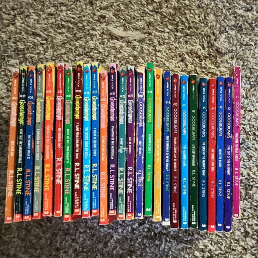 31 First Edition Goosebumps Books Collection by R.L. Stine